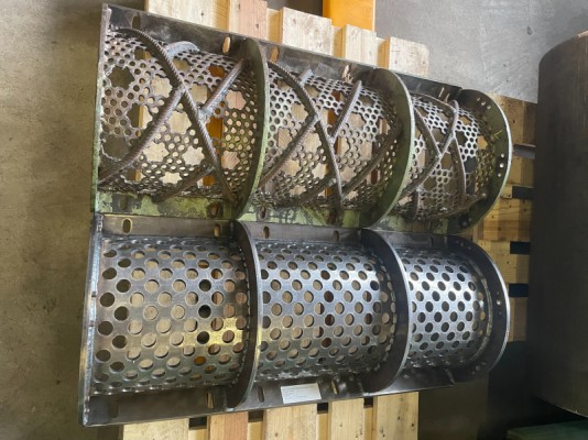 Holzschredder Sieb aus verschleissfestem HARDOX