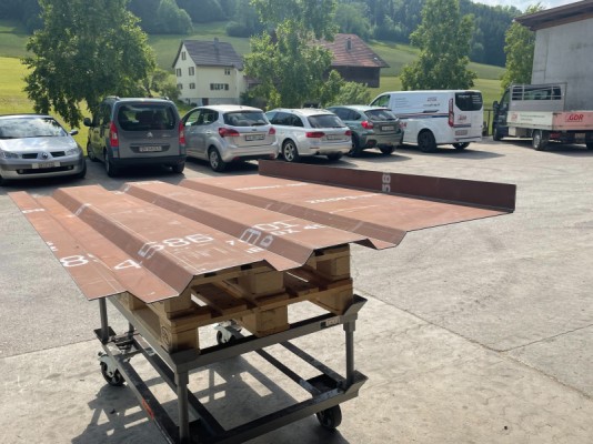 Bauteil gekantet HARDOX